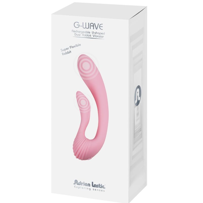 ADRIEN LASTIC - G-WAVE VIBRADOR DUAL RABBIT ROSA 7 ADRIEN LASTIC - G-WAVE VIBRADOR DUAL RABBIT ROSA - Imagen 7