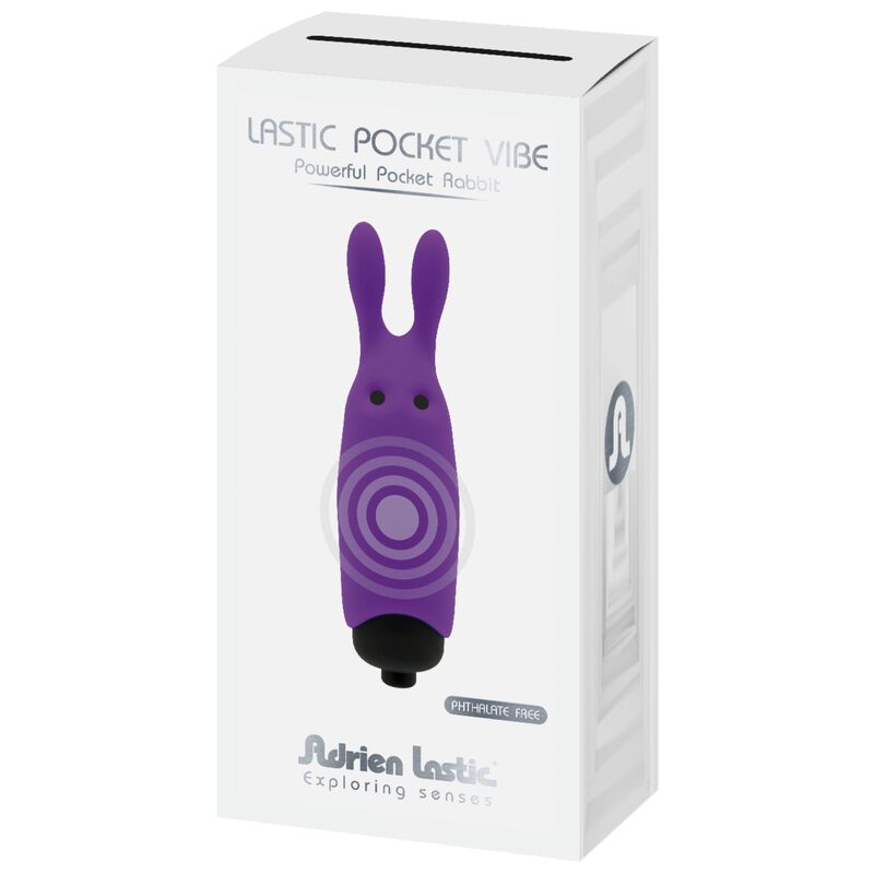 ADRIEN LASTIC - LASTIC POCKET VIBRADOR DE BOLSILLO CONEJO VIOLETA 6 ADRIEN LASTIC - LASTIC POCKET VIBRADOR DE BOLSILLO CONEJO VIOLETA - Imagen 6