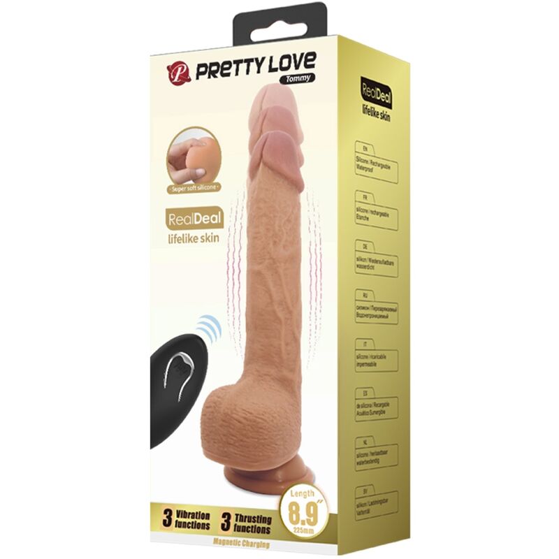 PRETTY LOVE - TOMMY DILDO REALISTA VIBRADOR 22.5 CM 7 PRETTY LOVE - TOMMY DILDO REALISTA VIBRADOR 22.5 CM - Imagen 7