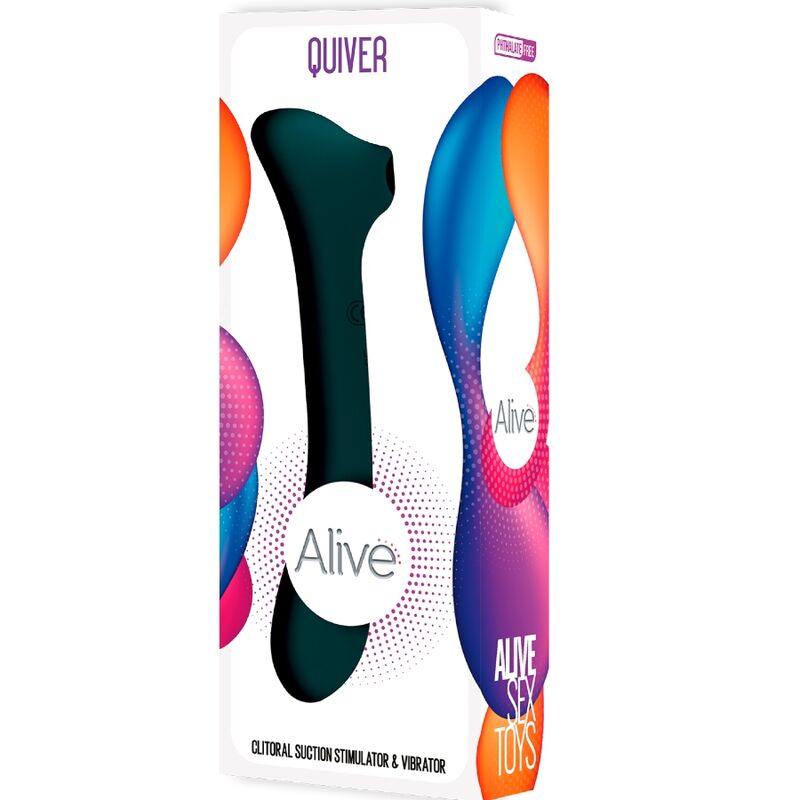 ALIVE - QUIVER SUCCIONADOR & VIBRADOR VERDE 7 ALIVE - QUIVER SUCCIONADOR & VIBRADOR VERDE - Imagen 7