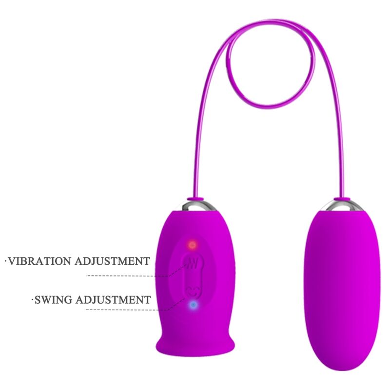 PRETTY LOVE - DAISY HUEVO DUAL VIBRADOR RECARGABLE MORADO 8 PRETTY LOVE - DAISY HUEVO DUAL VIBRADOR RECARGABLE MORADO - Imagen 8