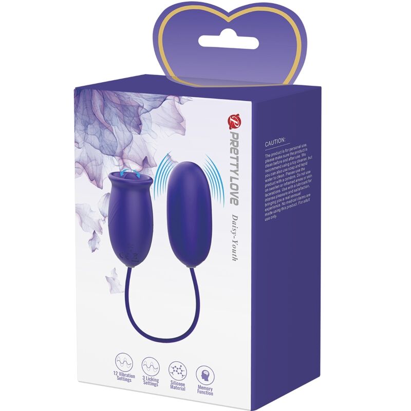 PRETTY LOVE - DAISY YOUTH ESTIMULADOR VIBRADOR RECARGABLE VIOLETA 6 PRETTY LOVE - DAISY YOUTH ESTIMULADOR VIBRADOR RECARGABLE VIOLETA - Imagen 6
