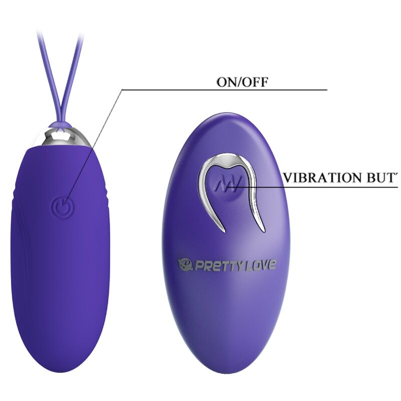PRETTY LOVE - JENNY YOUTH HUEVO VIBRADOR CONTROL REMOTO VIOLETA 7 PRETTY LOVE - JENNY YOUTH HUEVO VIBRADOR CONTROL REMOTO VIOLETA - Imagen 7