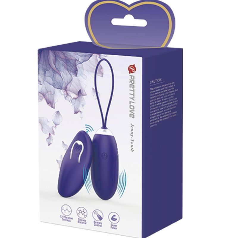 PRETTY LOVE - JENNY YOUTH HUEVO VIBRADOR CONTROL REMOTO VIOLETA 8 PRETTY LOVE - JENNY YOUTH HUEVO VIBRADOR CONTROL REMOTO VIOLETA - Imagen 8