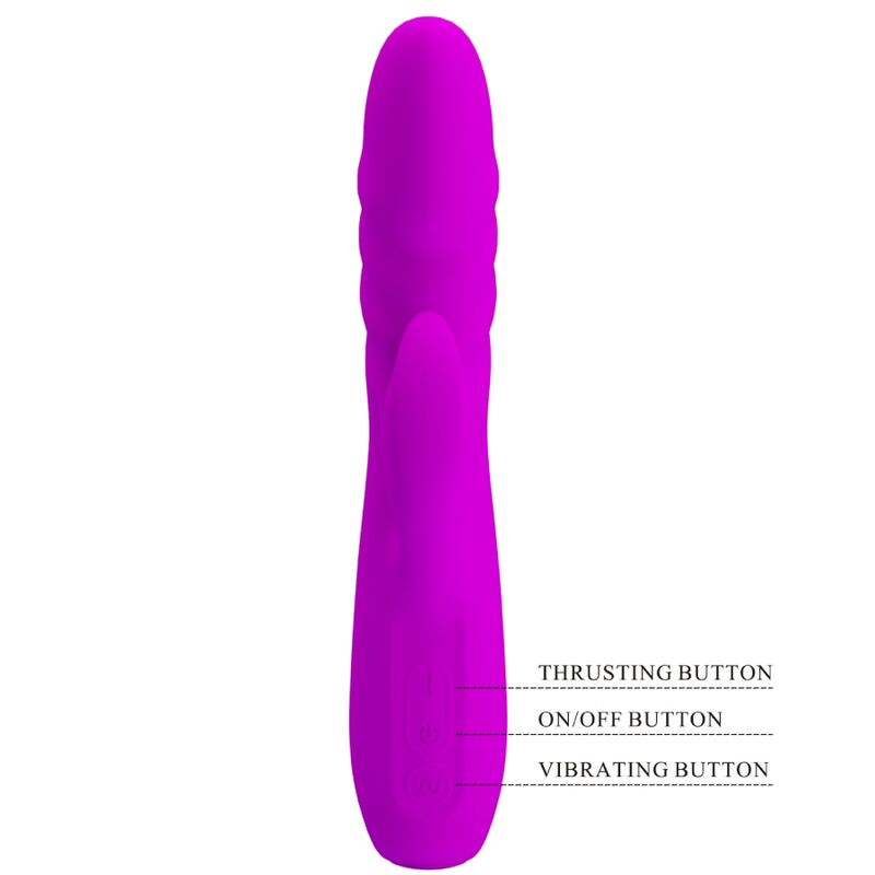 PRETTY LOVE - MELANIE VIBRADOR CONEJO RECARGABLE MORADO 4 PRETTY LOVE - MELANIE VIBRADOR CONEJO RECARGABLE MORADO - Imagen 4