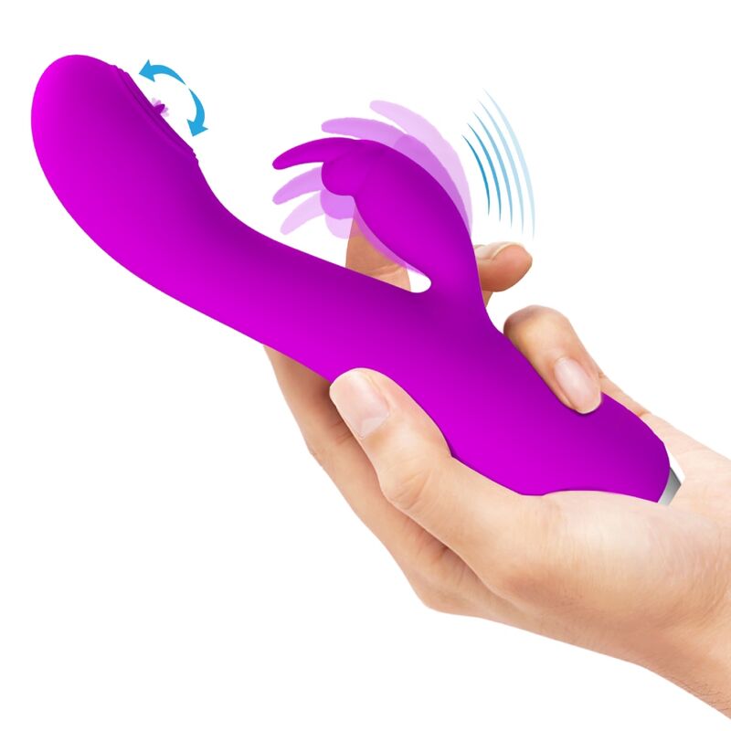 PRETTY LOVE - RACHEL VIBRADOR RECARGABLE CON SUCCIONADOR MORADO 5 PRETTY LOVE - RACHEL VIBRADOR RECARGABLE CON SUCCIONADOR MORADO - Imagen 5