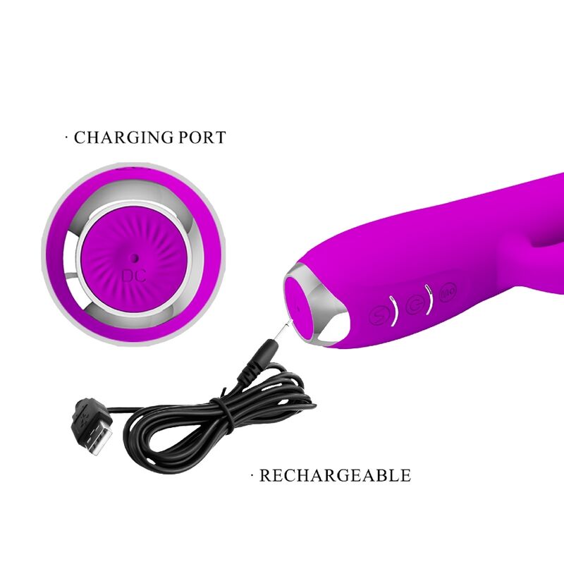 PRETTY LOVE - REGINA VIBRADOR-SUCCIONADOR RECARGABLE MORADO 11 PRETTY LOVE - REGINA VIBRADOR-SUCCIONADOR RECARGABLE MORADO - Imagen 11