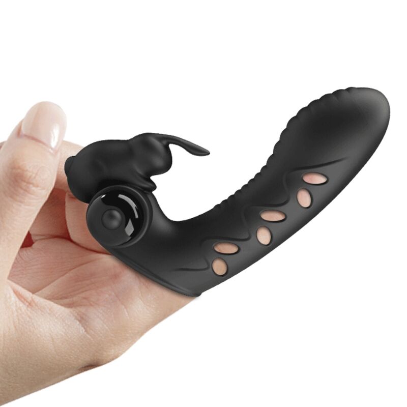 PRETTY LOVE - VANCE FUNDA DEDO VIBRADOR CONEJO NEGRO 5 PRETTY LOVE - VANCE FUNDA DEDO VIBRADOR CONEJO NEGRO - Imagen 5