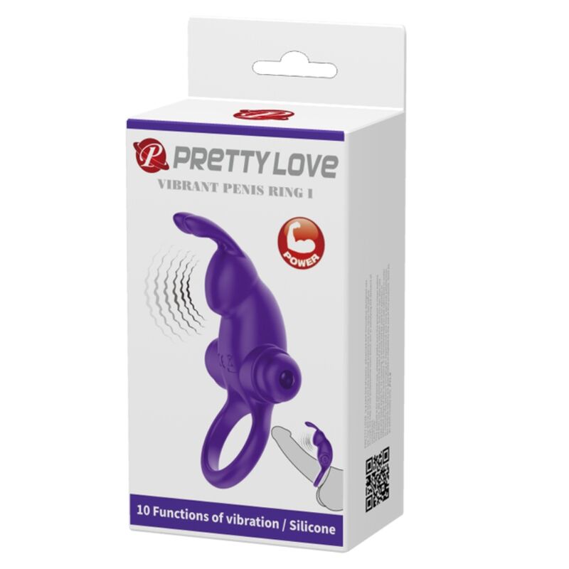 PRETTY LOVE - ANILLO VIBRADOR I CONEJO PARA PENE MORADO 9 PRETTY LOVE - ANILLO VIBRADOR I CONEJO PARA PENE MORADO - Imagen 9