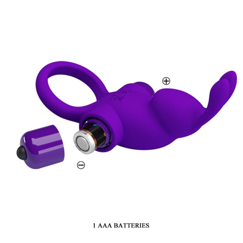 PRETTY LOVE - ANILLO VIBRADOR I CONEJO PARA PENE MORADO 7 PRETTY LOVE - ANILLO VIBRADOR I CONEJO PARA PENE MORADO - Imagen 7