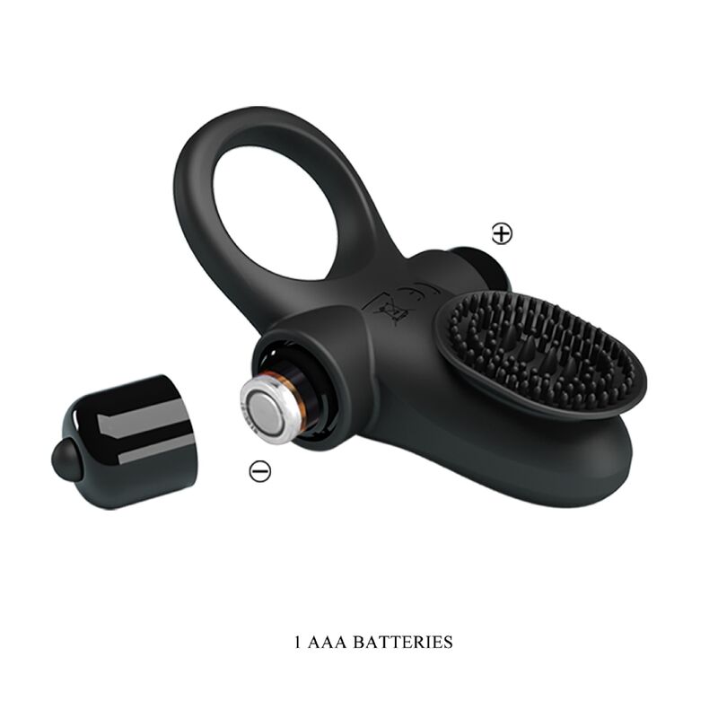 PRETTY LOVE - ANILLO VIBRADOR II PARA PENE NEGRO 3 PRETTY LOVE - ANILLO VIBRADOR II PARA PENE NEGRO - Imagen 3