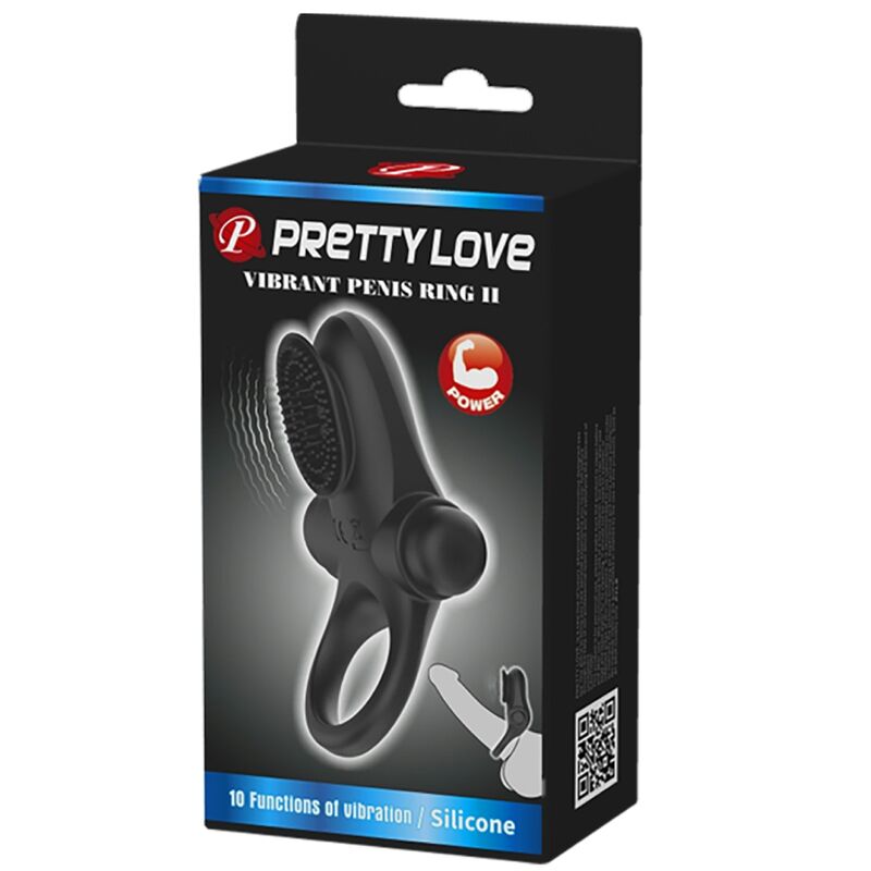 PRETTY LOVE - ANILLO VIBRADOR II PARA PENE NEGRO 2 PRETTY LOVE - ANILLO VIBRADOR II PARA PENE NEGRO - Imagen 2