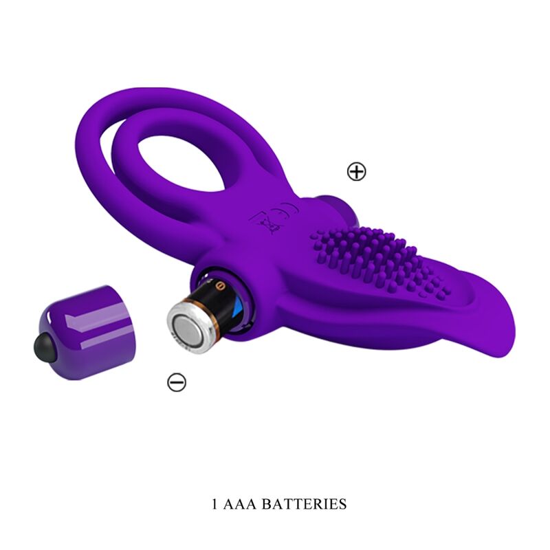 PRETTY LOVE - ANILLO VIBRADOR PARA PENE MORADO 3 PRETTY LOVE - ANILLO VIBRADOR PARA PENE MORADO - Imagen 3