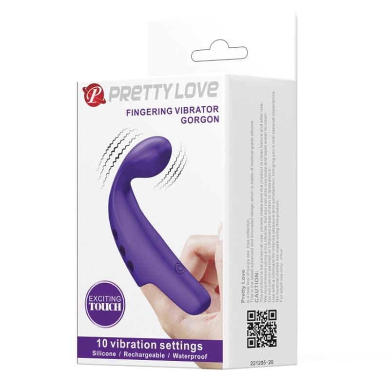 PRETTY LOVE - GORGON VIBRADOR DE DEDO RECARGABLE MORADO 10 PRETTY LOVE - GORGON VIBRADOR DE DEDO RECARGABLE MORADO - Imagen 10