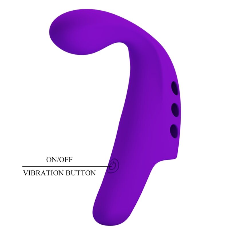 PRETTY LOVE - GORGON VIBRADOR DE DEDO RECARGABLE MORADO 6 PRETTY LOVE - GORGON VIBRADOR DE DEDO RECARGABLE MORADO - Imagen 6
