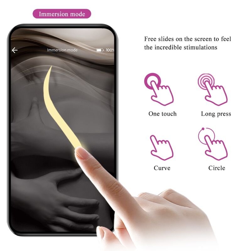 PRETTY LOVE - NYMPH HUEVO VIBRADOR CONTROLADO POR APP VIOLETA 4 PRETTY LOVE - NYMPH HUEVO VIBRADOR CONTROLADO POR APP VIOLETA - Imagen 4