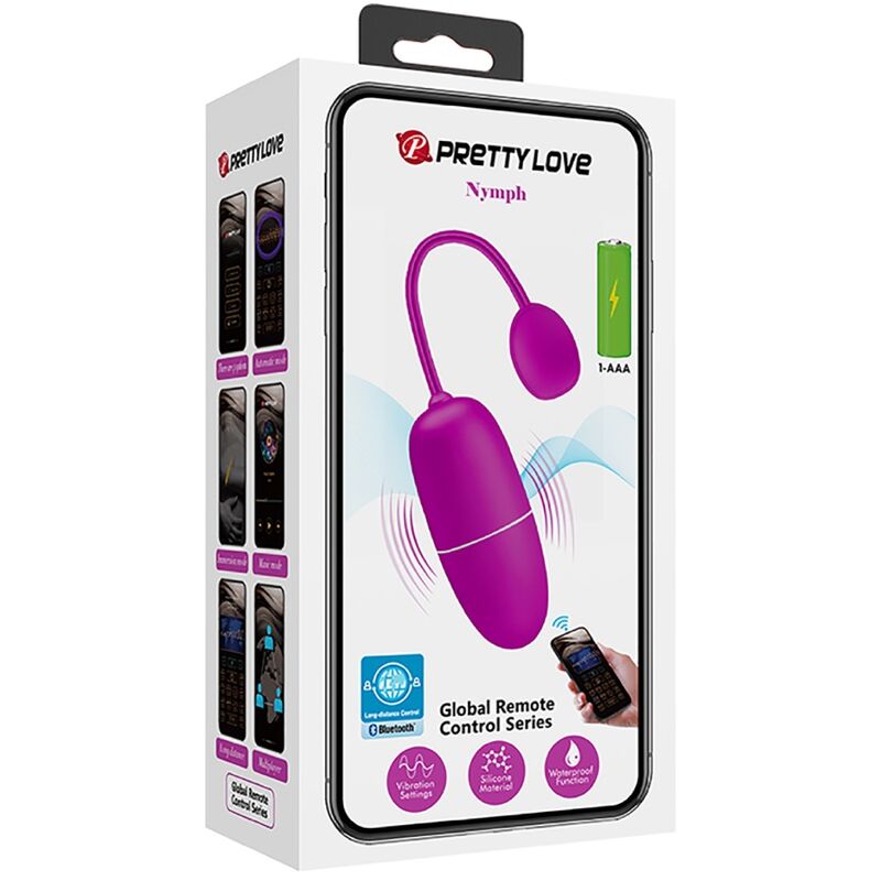 PRETTY LOVE - NYMPH HUEVO VIBRADOR CONTROLADO POR APP VIOLETA 3 PRETTY LOVE - NYMPH HUEVO VIBRADOR CONTROLADO POR APP VIOLETA - Imagen 3