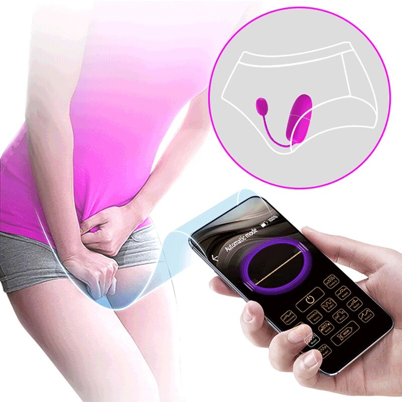 PRETTY LOVE - NYMPH HUEVO VIBRADOR CONTROLADO POR APP VIOLETA 5 PRETTY LOVE - NYMPH HUEVO VIBRADOR CONTROLADO POR APP VIOLETA - Imagen 5