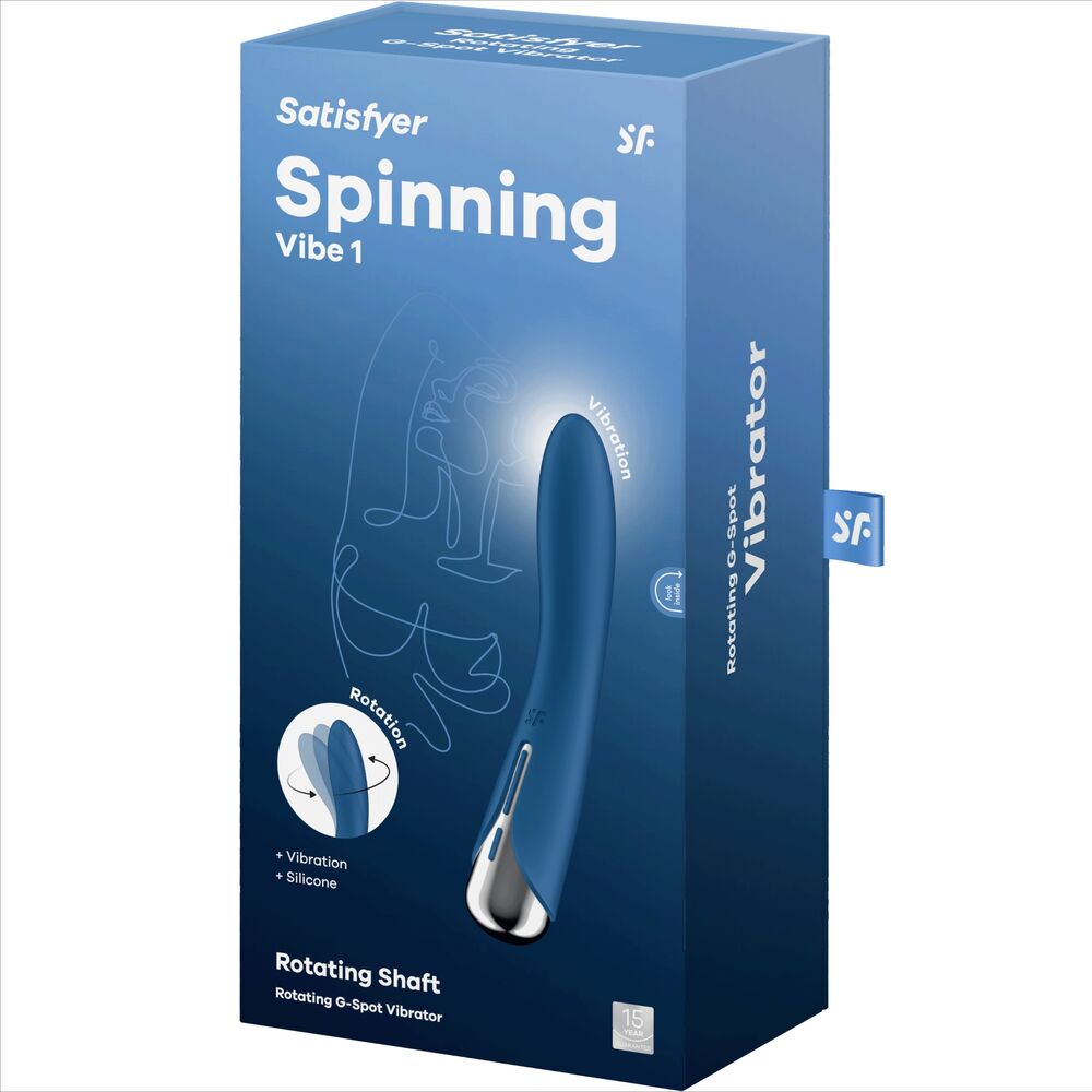 SATISFYER - SPINNING VIBE 1 VIBRADOR ROTADOR G-SPOT AZUL 6 SATISFYER - SPINNING VIBE 1 VIBRADOR ROTADOR G-SPOT AZUL - Imagen 7
