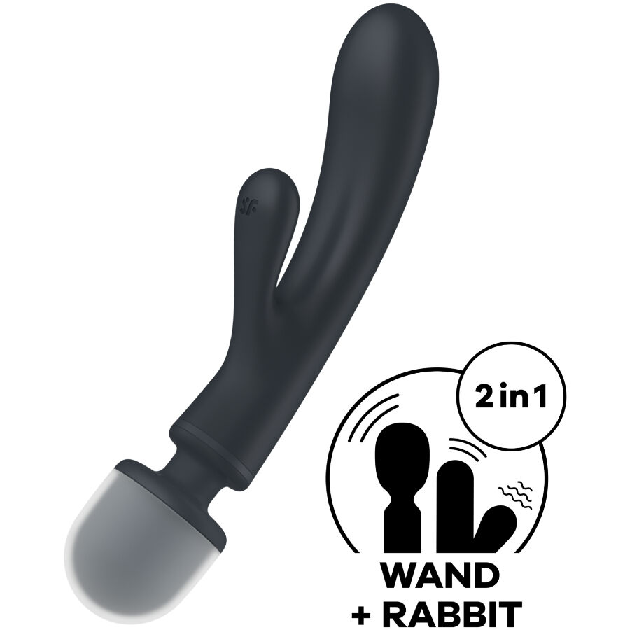 SATISFYER - TRIPLE LOVER MASAJEADOR VIBRADOR RABBIT ROSA 5 SATISFYER - TRIPLE LOVER MASAJEADOR VIBRADOR RABBIT ROSA - Imagen 6