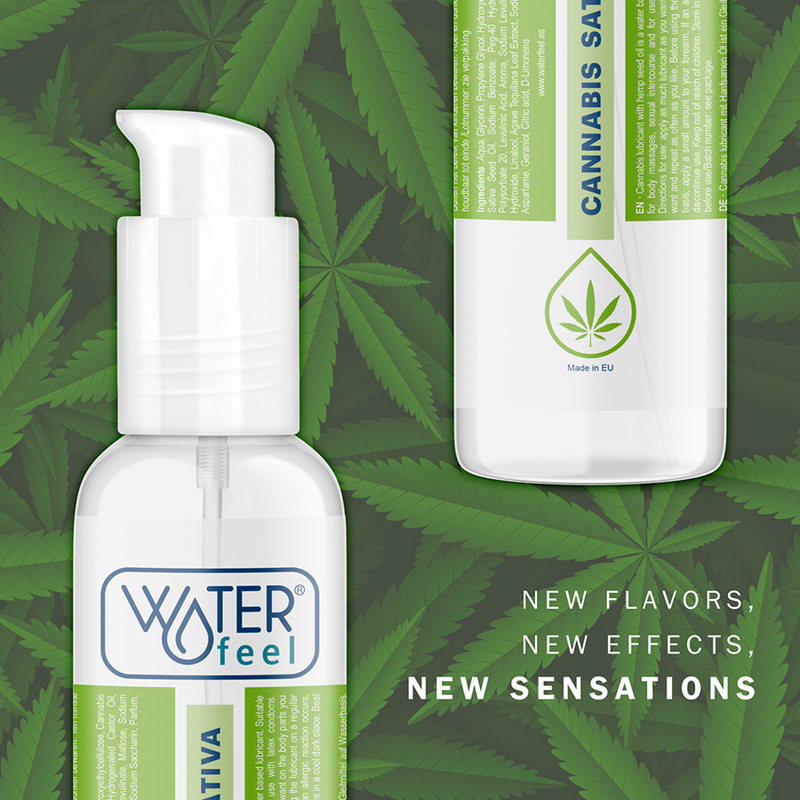 WATERFEEL - LUBRICANTE CANNABIS 150 ML 5 WATERFEEL - LUBRICANTE CANNABIS 150 ML - Imagen 5