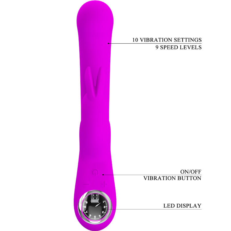 PRETTY LOVE - LAMAR VIBRADOR RABBIT & PUNTO G VIOLETA 8 PRETTY LOVE - LAMAR VIBRADOR RABBIT & PUNTO G VIOLETA - Imagen 8
