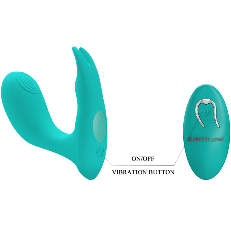 PRETTY LOVE - IDABELLE VIBRATION & PULSATION CONTROL REMOTO AZUL 4 PRETTY LOVE - IDABELLE VIBRATION & PULSATION CONTROL REMOTO AZUL - Imagen 4