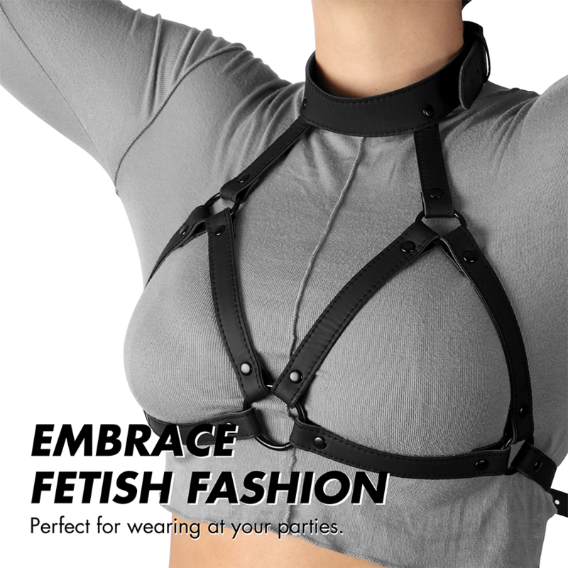 FETISH SUBMISSIVE BONDAGE - ARNÉS AJUSTABLE PECHO 6 FETISH SUBMISSIVE BONDAGE - ARNÉS AJUSTABLE PECHO - Imagen 6