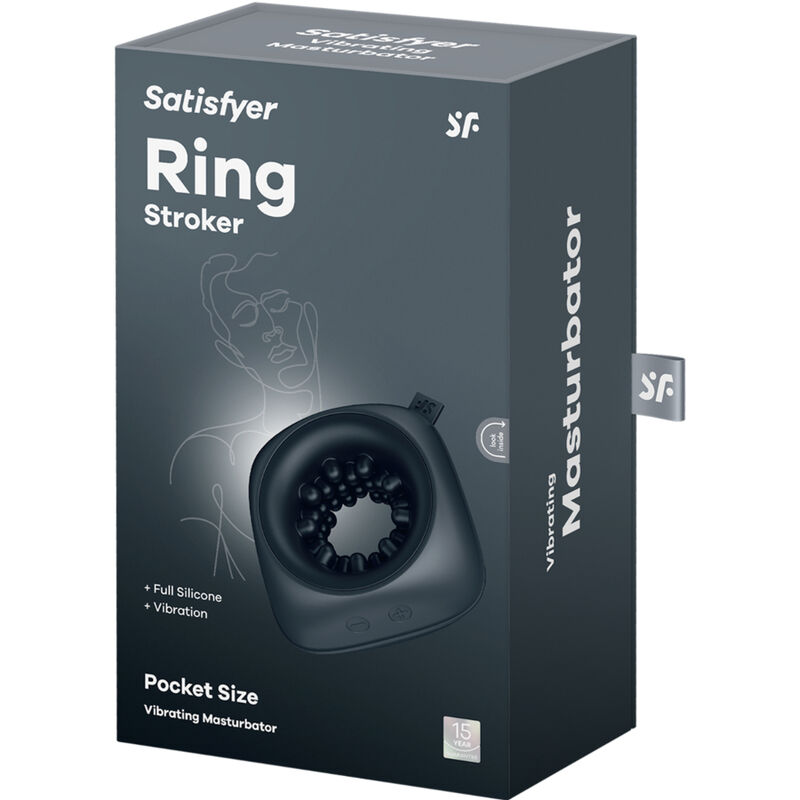 SATISFYER - RING STROKER MASTURBADOR & VIBRADOR 6 SATISFYER - RING STROKER MASTURBADOR & VIBRADOR - Imagen 6