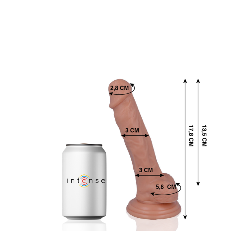 MR INTENSE - 9 PENE REALÍSTICO 17.8 CM -O- 3 CM 7 MR INTENSE - 9 PENE REALÍSTICO 17.8 CM -O- 3 CM - Imagen 7