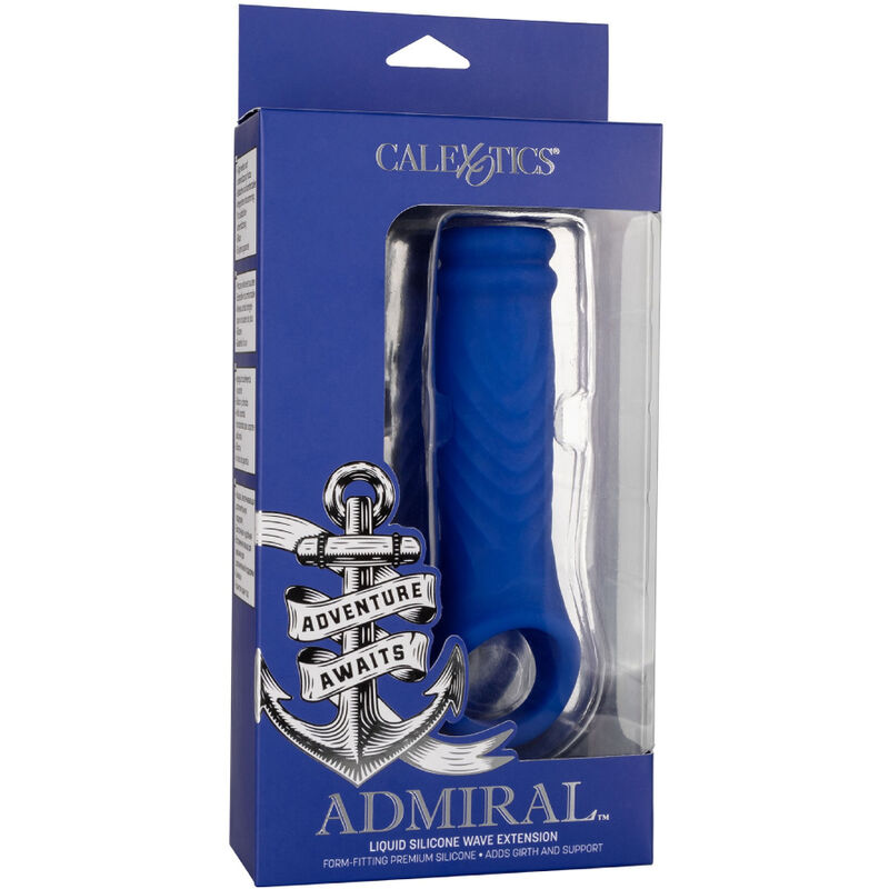 CALEXOTICS - ADMIRAL WAVE FUNDA PENE SILICONA LÍQUIDA AZUL 6 CALEXOTICS - ADMIRAL WAVE FUNDA PENE SILICONA LÍQUIDA AZUL - Imagen 6