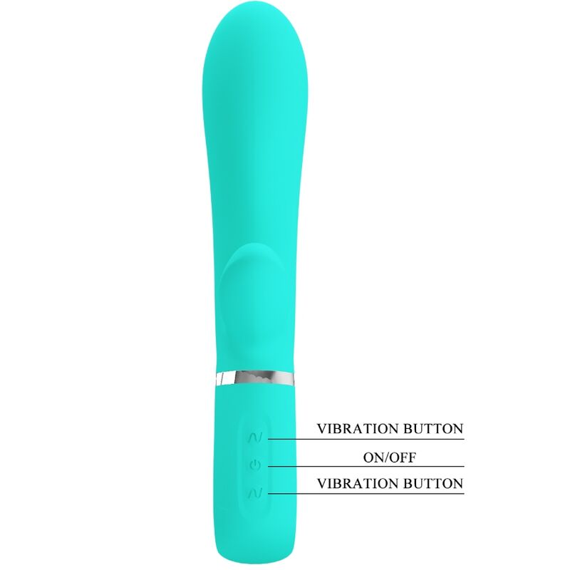 PRETTY LOVE - THOMAS VIBRADOR PUNTO G MULTIFUNCIÓN VERDE AGUA 7 PRETTY LOVE - THOMAS VIBRADOR PUNTO G MULTIFUNCIÓN VERDE AGUA - Imagen 7
