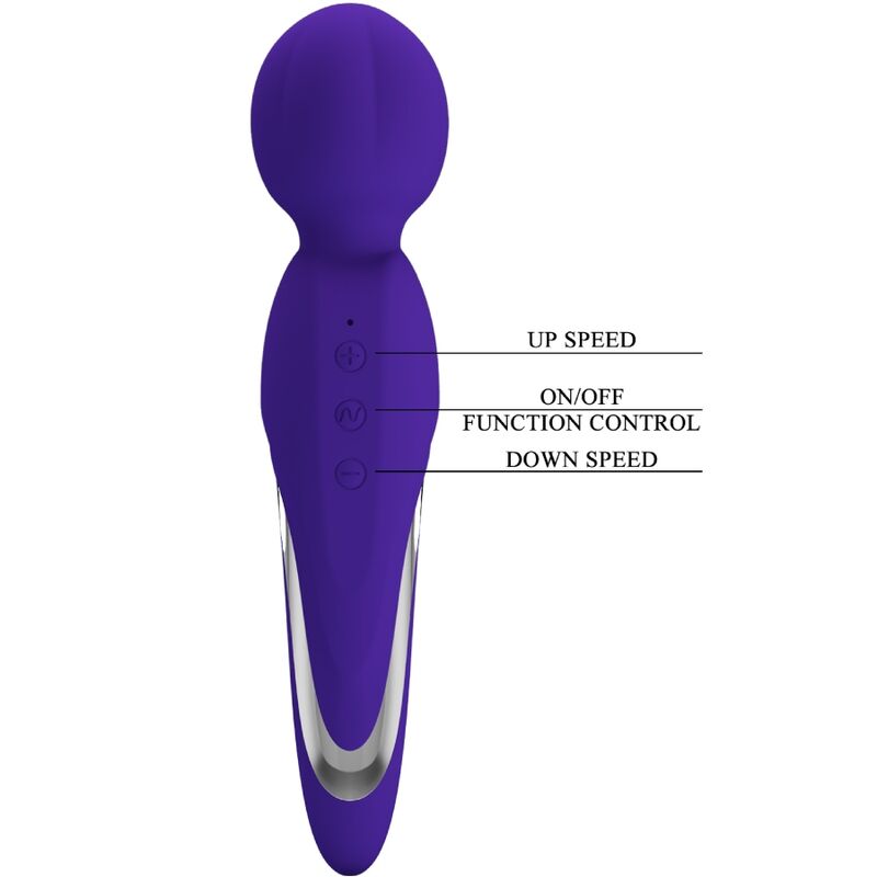 PRETTY LOVE - WALTER VIBRADOR WAND VIOLETA 5 PRETTY LOVE - WALTER VIBRADOR WAND VIOLETA - Imagen 5