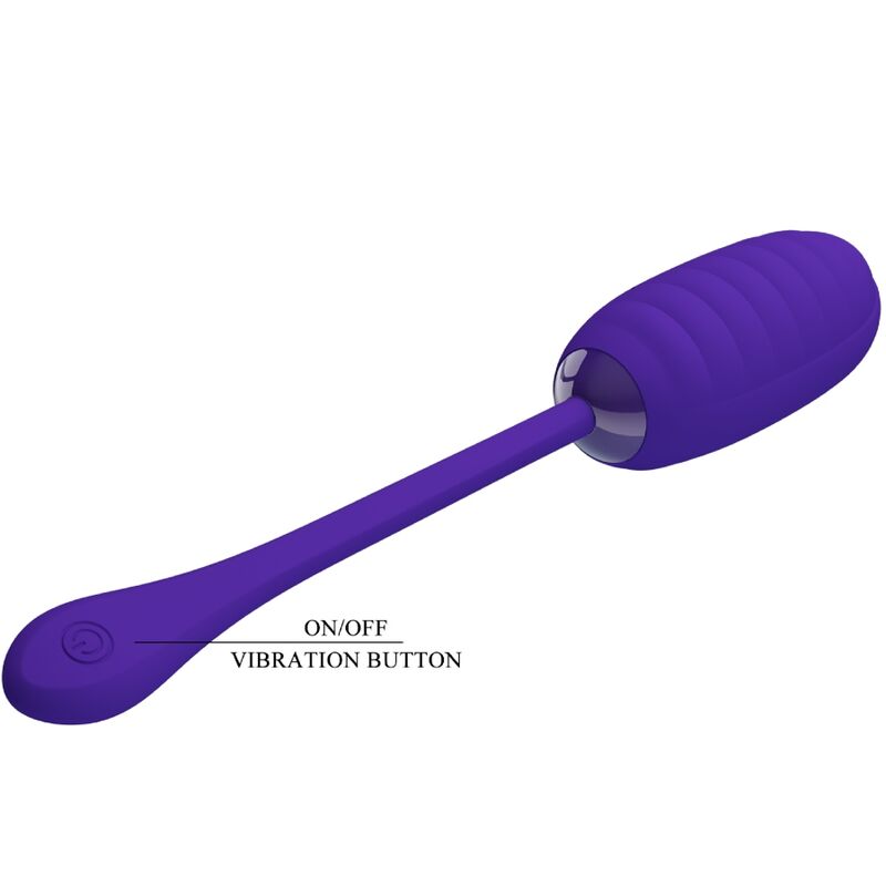 PRETTY LOVE - KIRK HUEVO VIBRADOR RECARGABLE LILA 4 PRETTY LOVE - KIRK HUEVO VIBRADOR RECARGABLE LILA - Imagen 4