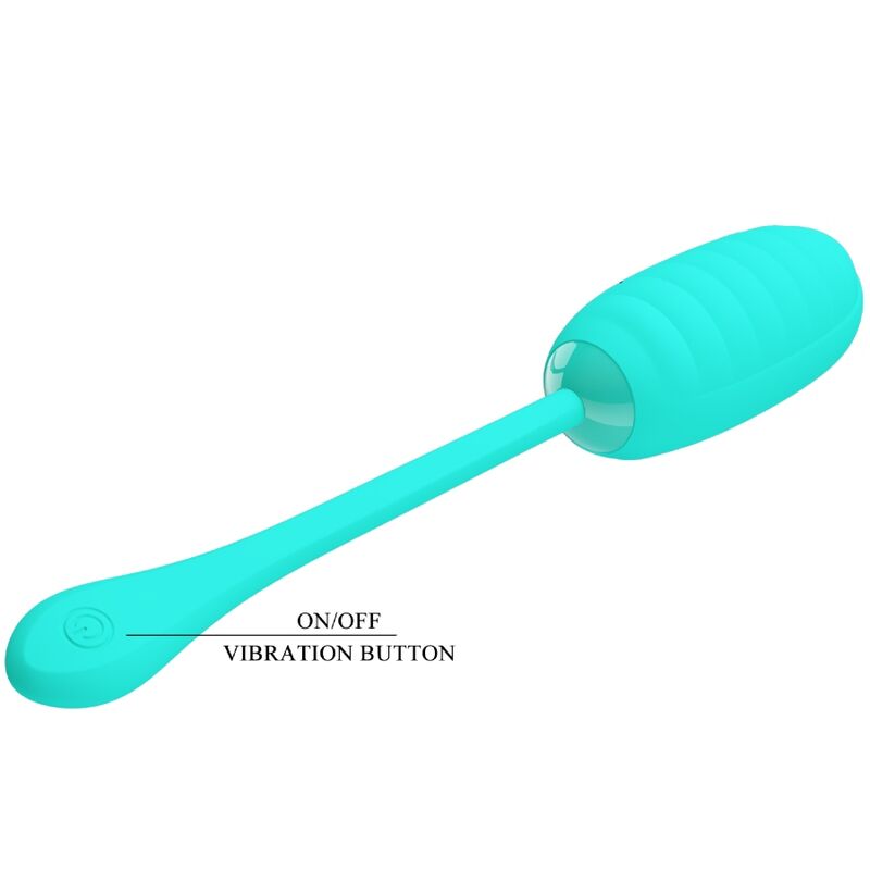 PRETTY LOVE - KIRK HUEVO VIBRADOR RECARGABLE VERDE AGUA 8 PRETTY LOVE - KIRK HUEVO VIBRADOR RECARGABLE VERDE AGUA - Imagen 8