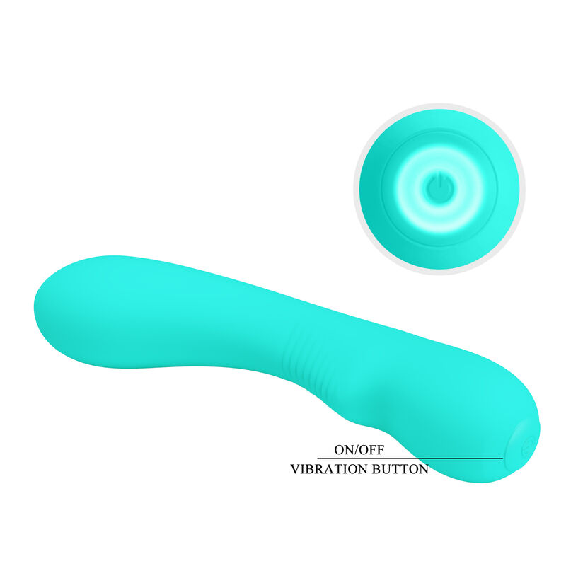 PRETTY LOVE - PRESCOTT VIBRADOR RECARGABLE VERDE AGUA 6 PRETTY LOVE - PRESCOTT VIBRADOR RECARGABLE VERDE AGUA - Imagen 6