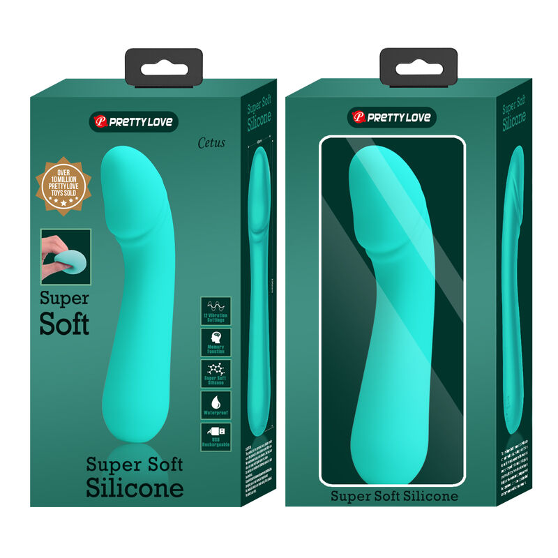 PRETTY LOVE - CETUS VIBRADOR RECARGABLE VERDE AGUA 9 PRETTY LOVE - CETUS VIBRADOR RECARGABLE VERDE AGUA - Imagen 9