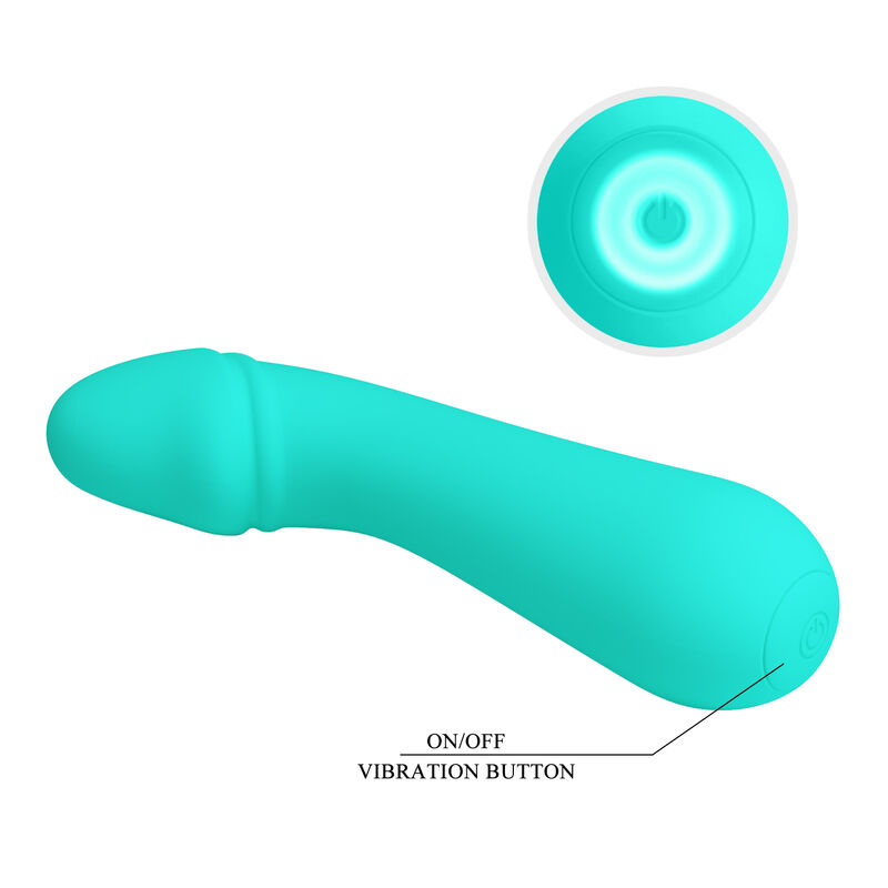PRETTY LOVE - CETUS VIBRADOR RECARGABLE VERDE AGUA 7 PRETTY LOVE - CETUS VIBRADOR RECARGABLE VERDE AGUA - Imagen 7
