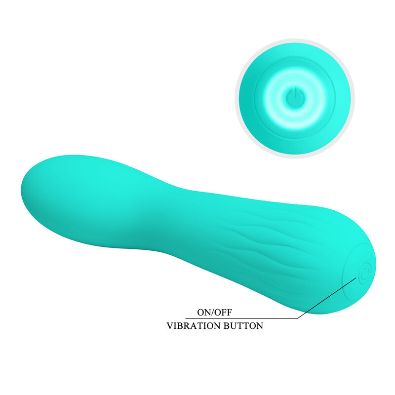 PRETTY LOVE - FAUN VIBRADOR RECARGABLE VERDE AGUA 6 PRETTY LOVE - FAUN VIBRADOR RECARGABLE VERDE AGUA - Imagen 6