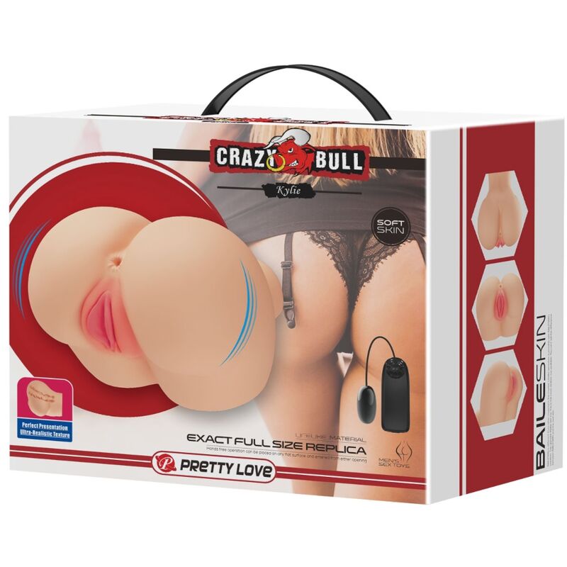 CRAZY BULL - VAGINA Y ANO REALÍSTICOS VIBRADOR KYLIE 3 CRAZY BULL - VAGINA Y ANO REALÍSTICOS VIBRADOR KYLIE - Imagen 3