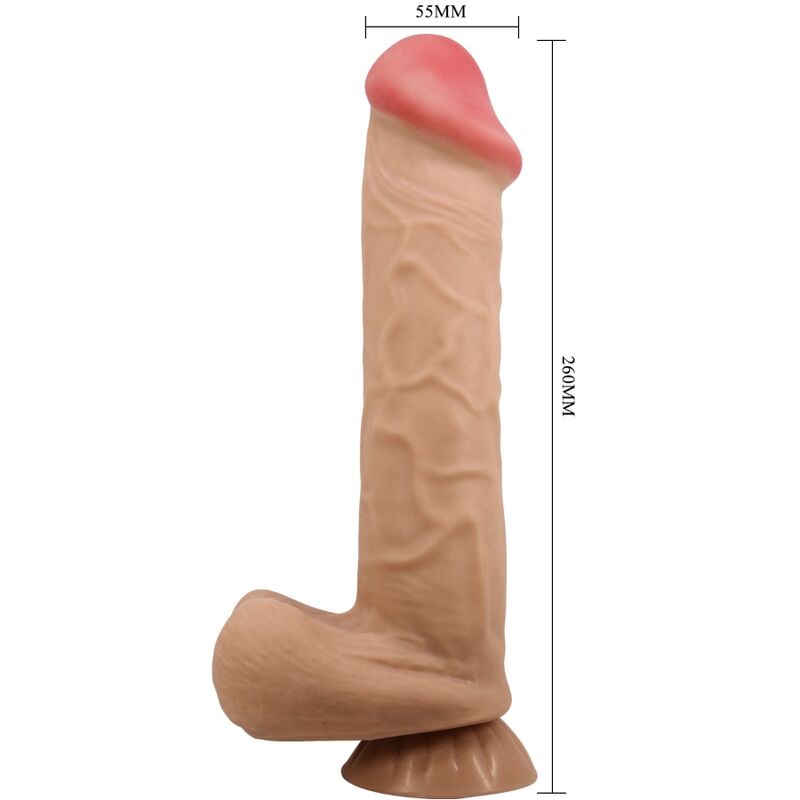 PRETTY LOVE - SLIDING SKIN SERIES DILDO REALÍSTICO CON VENTOSA PIEL DESLIZANTE 26 CM 2 PRETTY LOVE - SLIDING SKIN SERIES DILDO REALÍSTICO CON VENTOSA PIEL DESLIZANTE 26 CM - Imagen 2
