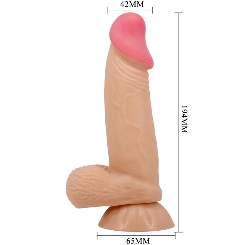 PRETTY LOVE - SLIDING SKIN SERIES DILDO REALÍSTICO CON VENTOSA PIEL DESLIZANTE 19.4 CM 6 PRETTY LOVE - SLIDING SKIN SERIES DILDO REALÍSTICO CON VENTOSA PIEL DESLIZANTE 19.4 CM - Imagen 6