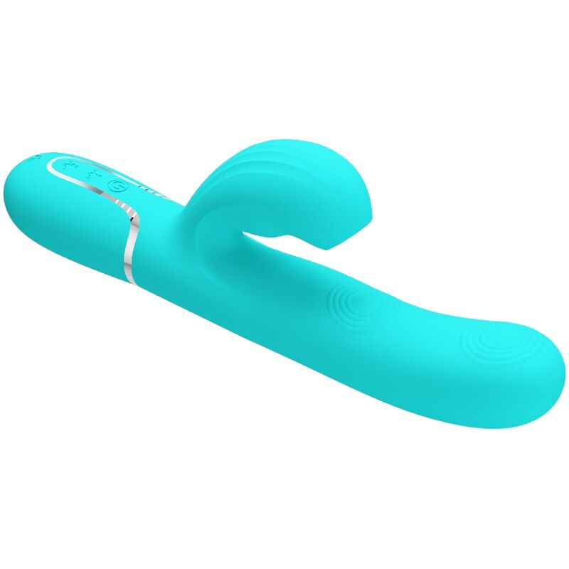 PRETTY LOVE - PERLITA VIBRADOR PUNTO G 3 EN 1 MULTIFUNCIÓN VERDE AGUA 3 PRETTY LOVE - PERLITA VIBRADOR PUNTO G 3 EN 1 MULTIFUNCIÓN VERDE AGUA - Imagen 3