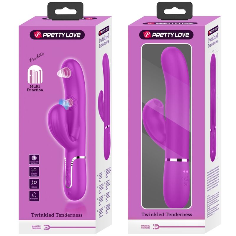 PRETTY LOVE - PERLITA VIBRADOR PUNTO G 3 EN 1 MULTIFUNCIÓN VIOETA 4 PRETTY LOVE - PERLITA VIBRADOR PUNTO G 3 EN 1 MULTIFUNCIÓN VIOETA - Imagen 4