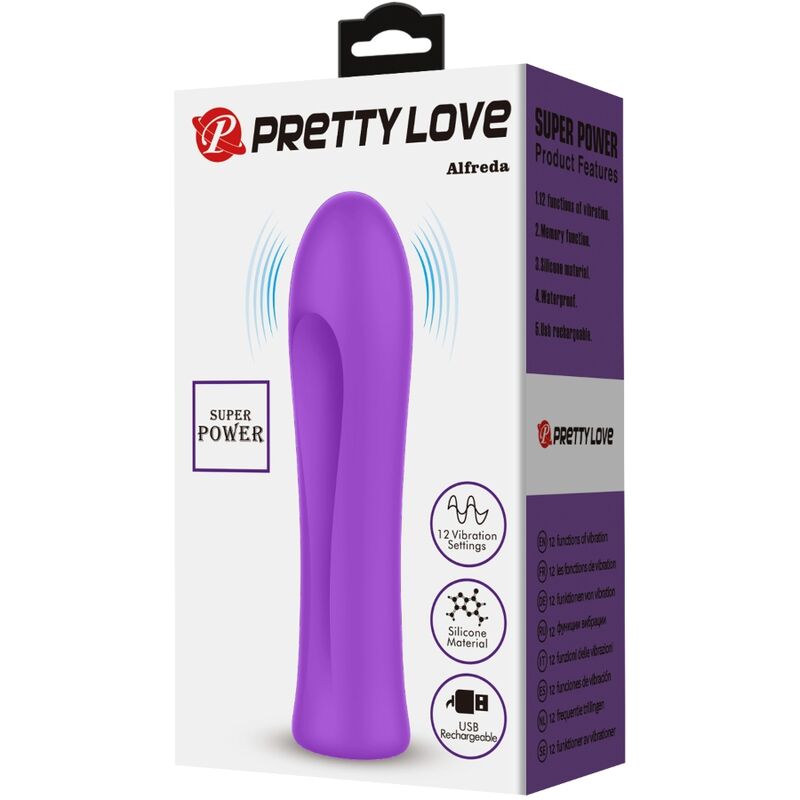 PRETTY LOVE - ALFREDA VIBRADOR SUPER POWER MORADO 8 PRETTY LOVE - ALFREDA VIBRADOR SUPER POWER MORADO - Imagen 8