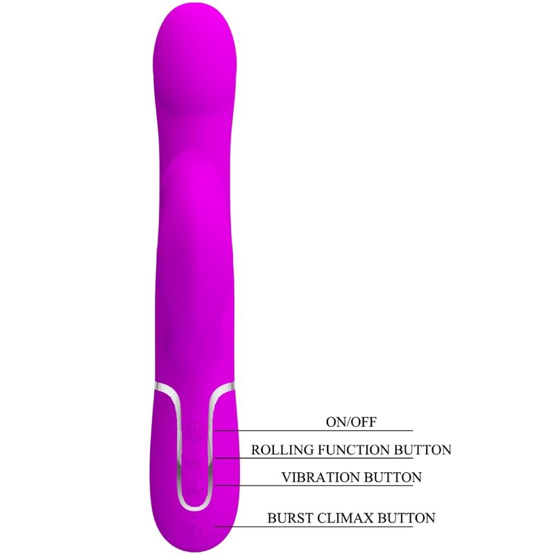 PRETTY LOVE - VIBRADOR RABBIT PERLAS VIOLETA 8 PRETTY LOVE - VIBRADOR RABBIT PERLAS VIOLETA - Imagen 8