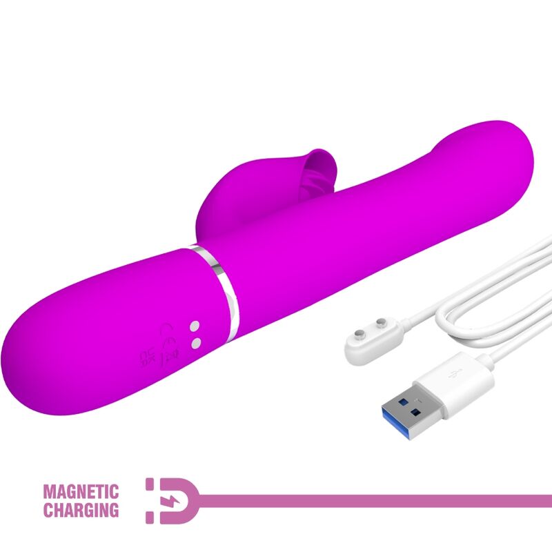 PRETTY LOVE - VIBRADOR RABBIT PERLAS VIOLETA 9 PRETTY LOVE - VIBRADOR RABBIT PERLAS VIOLETA - Imagen 9