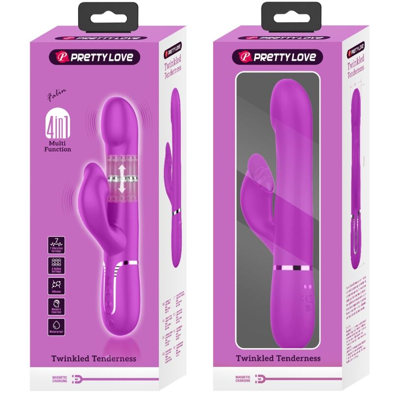 PRETTY LOVE - VIBRADOR RABBIT PERLAS VIOLETA 10 PRETTY LOVE - VIBRADOR RABBIT PERLAS VIOLETA - Imagen 10