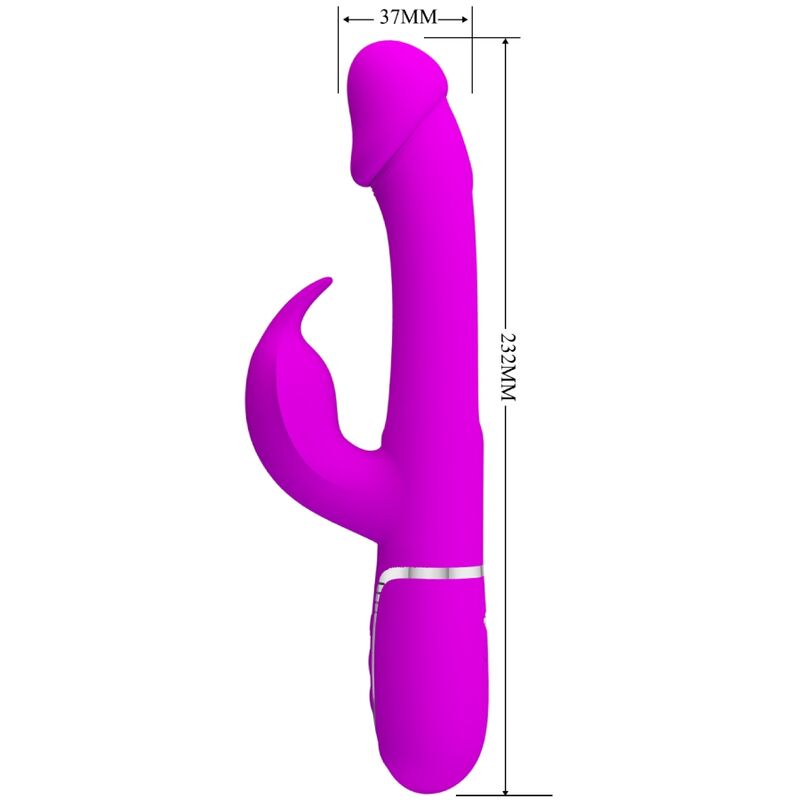 PRETTY LOVE - KAMPAS VIBRADOR RABBIT 3 EN 1 MULTIFUNCIÓN CON LENGUA FUCSIA 11 PRETTY LOVE - KAMPAS VIBRADOR RABBIT 3 EN 1 MULTIFUNCIÓN CON LENGUA FUCSIA - Imagen 11