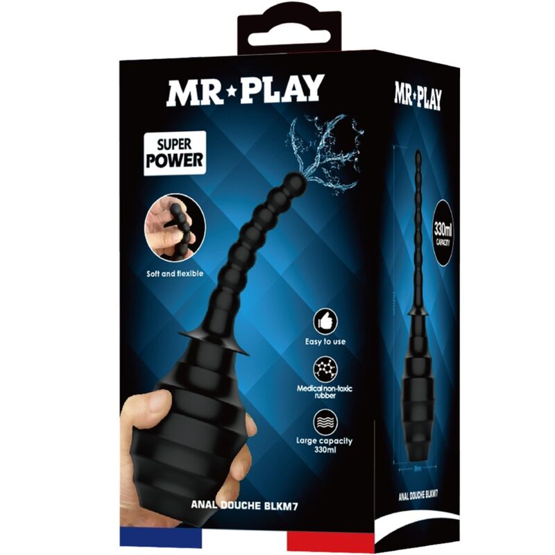 MR PLAY - DUCHA ANAL BLKM7 SUPER POWER NEGRO 3 MR PLAY - DUCHA ANAL BLKM7 SUPER POWER NEGRO - Imagen 3